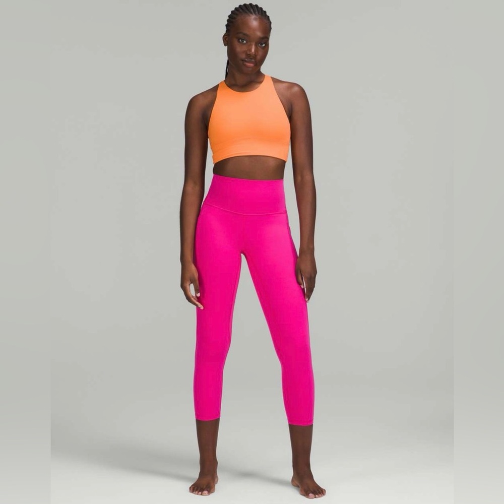 Lululemon Align High-Rise Pant with Pockets 25" Sonic Pink 4‎ Gym Yoga Workout - Picture 2 of 9